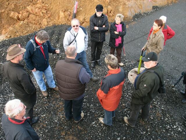 Info-Stopp im Gewerbegebiet