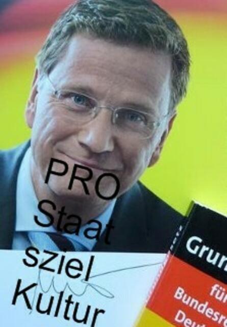 WESTERWELLE: Fan "Staatsziel Kultur". (Foto: a&s.W.H.)