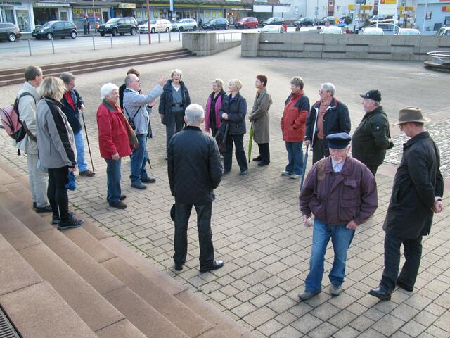Beginn der Tour auf dem Aufbauplatz