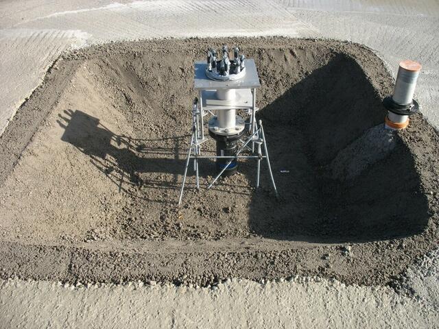 Wasserzufuhr zum Springbrunnen