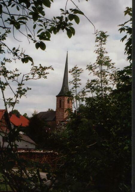 die evagelische Pfarrkirche von Gemünden