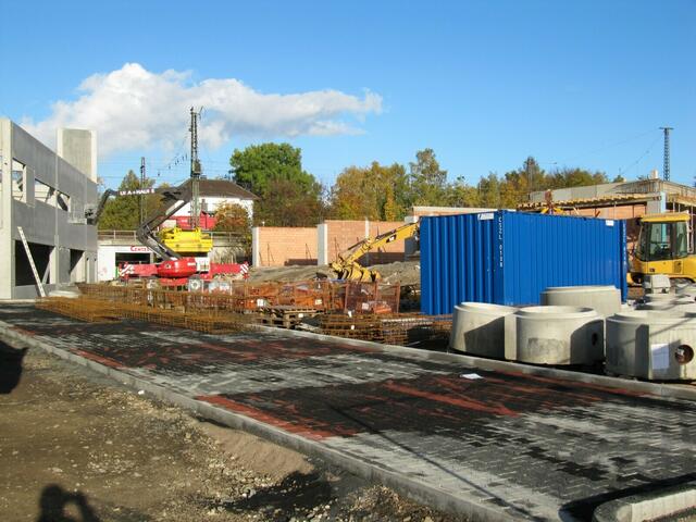 Baustelle im alten Busbahnhof