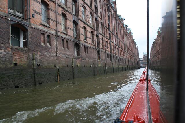 Durch die Speicherstadt...