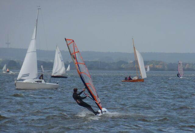 Sogar Surfer waren unterwegs