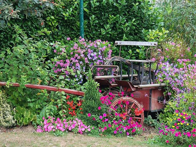 Feuerwehr in dem mit vier Blüten ausgezeichneten Villé Fleuri Hohwiller.