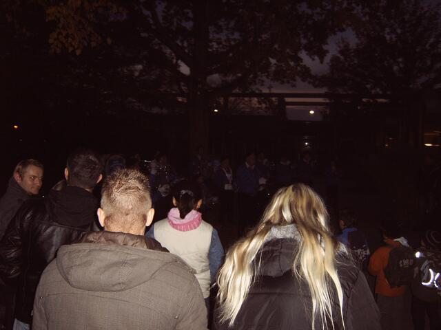Blick aus der dritten Reihe!