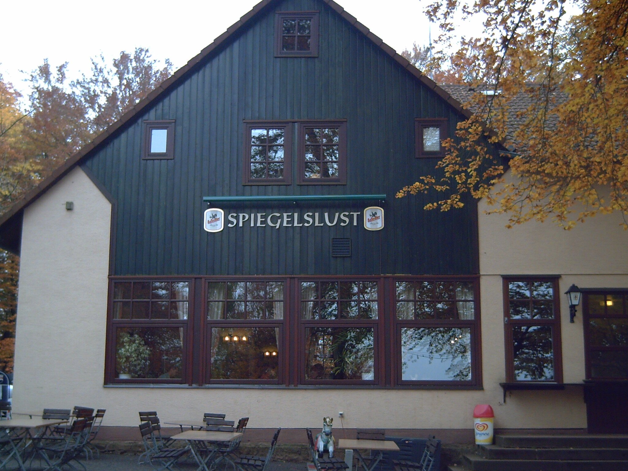 "Spiegelslust" ein schön gelegenes Ausflugsziel, Gaststätte und