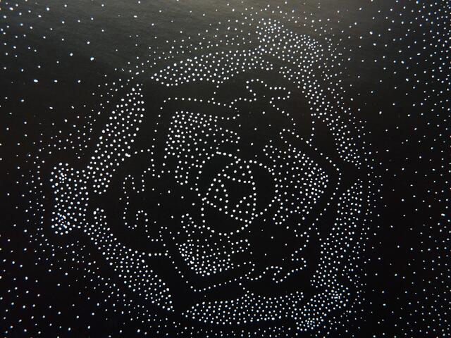 Kunst-Schwarzes-Loch? (Siehe zur Urform/Theorie Homepage W.H. Link "ars evolutoria-science art" Manifeste (4).