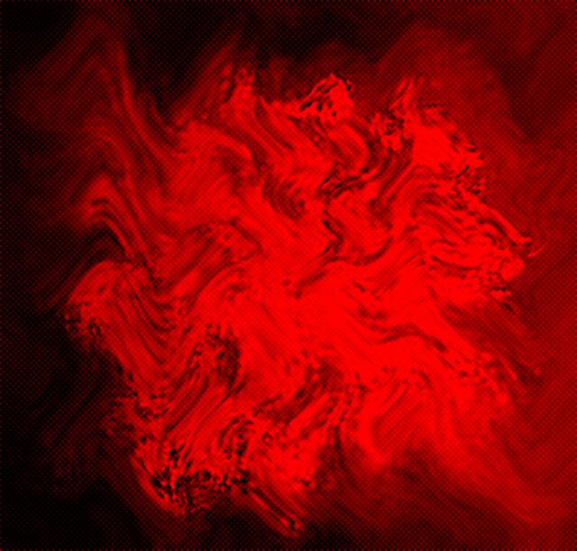 "Evo-devo-art-Näherungen: Urknall pulsierend-schwingend" (W.H.-a&s-Bild).