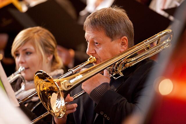 Blechbläser beim Chor- und Orchesterkonzert 2009 in Schwabmünchen