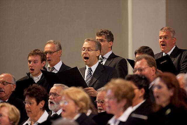 Die Tenöre beim Chor- und Orchesterkonzert 2009 in Schwabmünchen