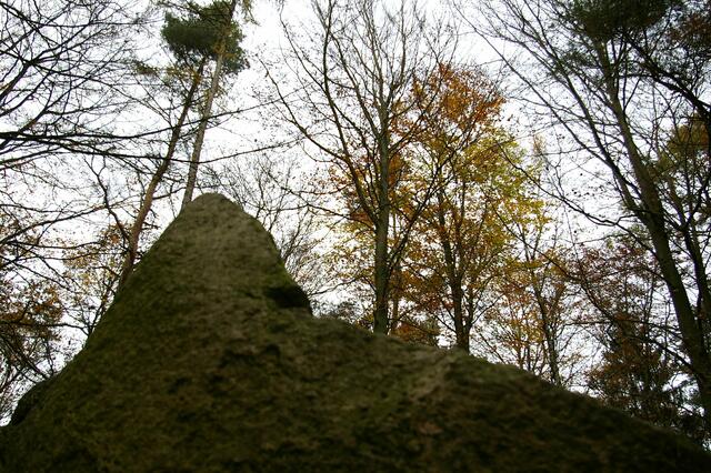 von unten