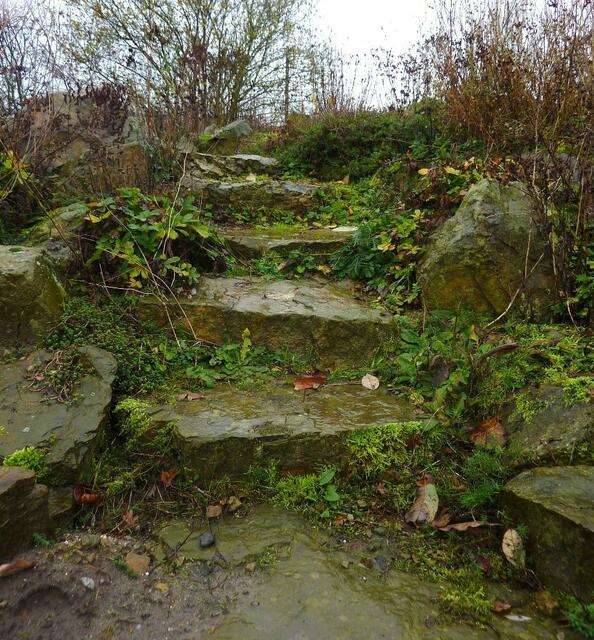 Steintreppen...
