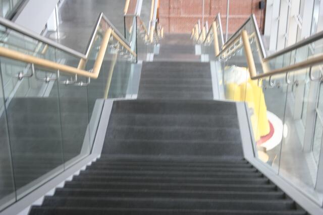 Das architektonische Highlight im Foyer.