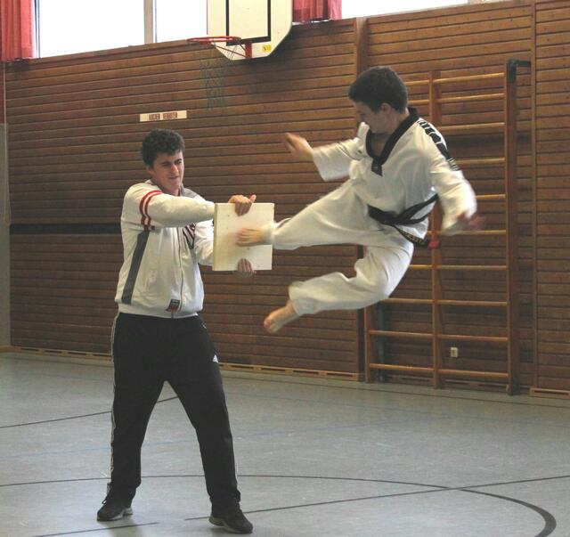 Bruchtest bei der Dan-Prüfung