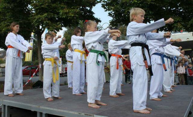 Vorführung der Kinder in Schweinspoint (Herbsttage)