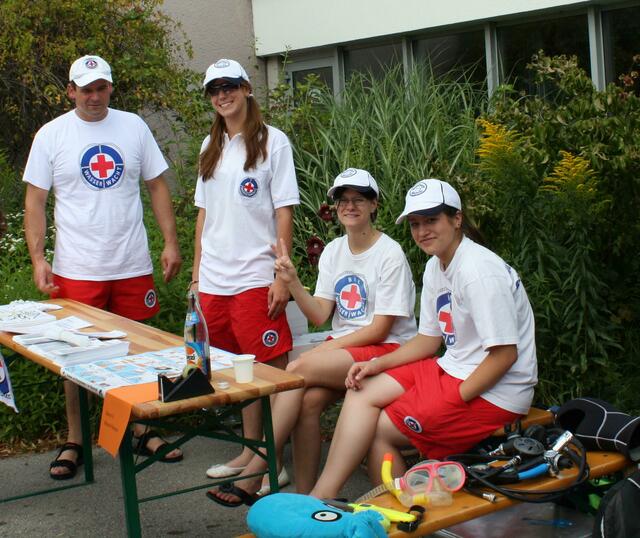 Beim Schulfest der Goetheschule