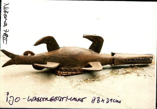 Ijo- Wassergeist maske aus dem Küstengebiet von Nigeria