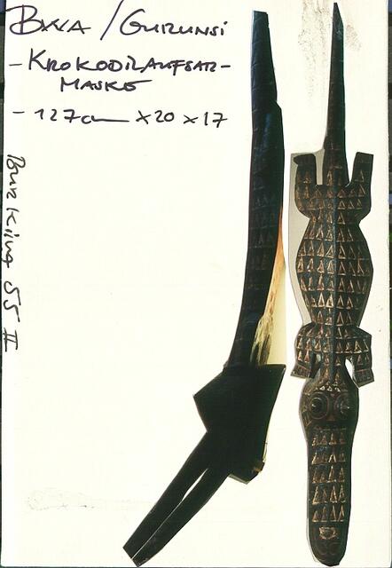 Krokodilmaske der Bwa aus Burkina faso