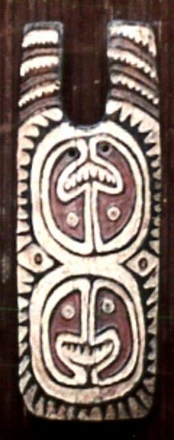Hochland, Papua Guinea, Schild