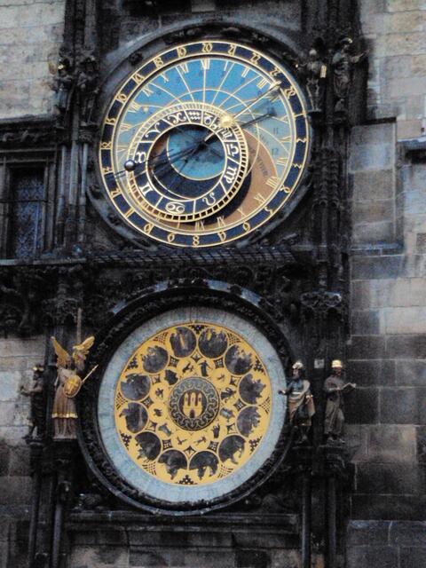 astronomische Uhr am Rathausturm