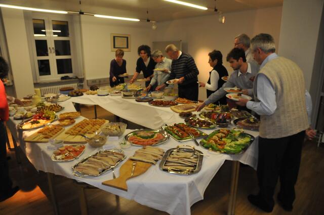 Buffet zum Abschluss der Jahreshauptversammlung | Foto: Peter Haimer, Vereinsmitglied