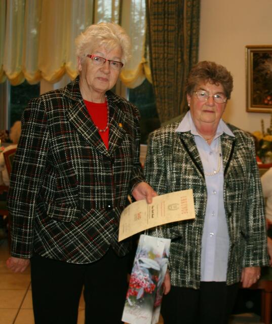 ...Ehrung für 10 jährige Mitgliedschaft...