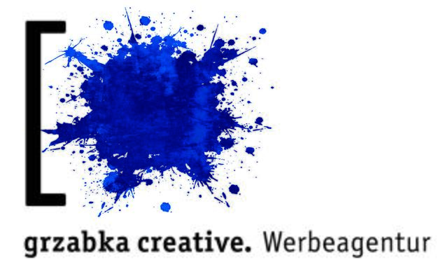 Das neue Logo ziert ein blauer Klecks