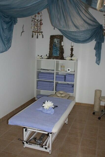 Massageraum "in blue"