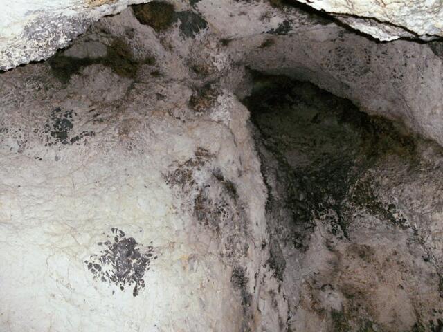 Wandstruktur Gr. Ofnet-Höhle