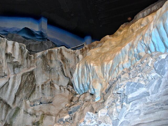Grandios ist die Aussicht auf die Gletscherwelt der Alpen.