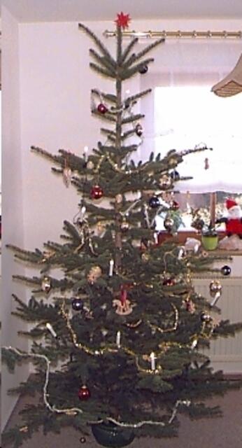 ein weiterer heimatlicher Christbaum