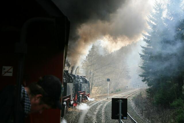 Volldampf von Eisfelder Talmühle in Richtung Drei Annen Hohne