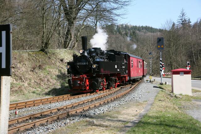 Die 5906 (Mallet) kurz vor Mägdesprung