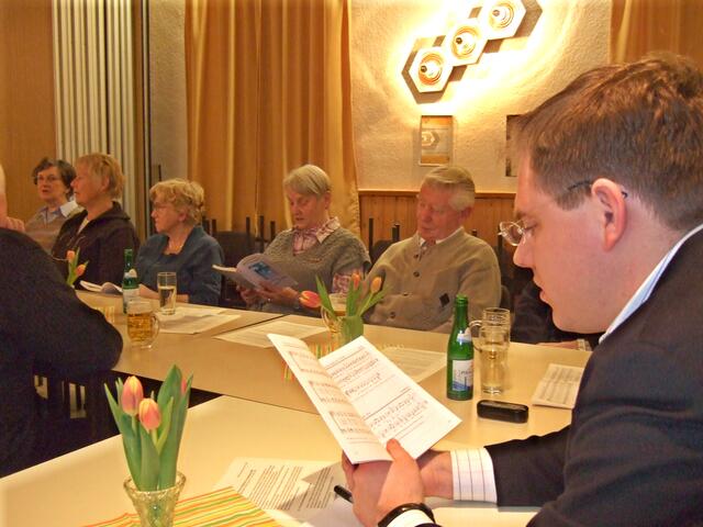 Mitglieder beim Singen
