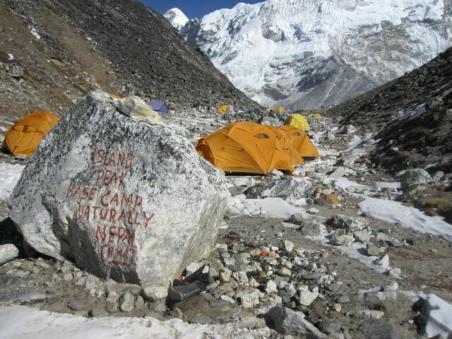 Das Island Peak Base Camp