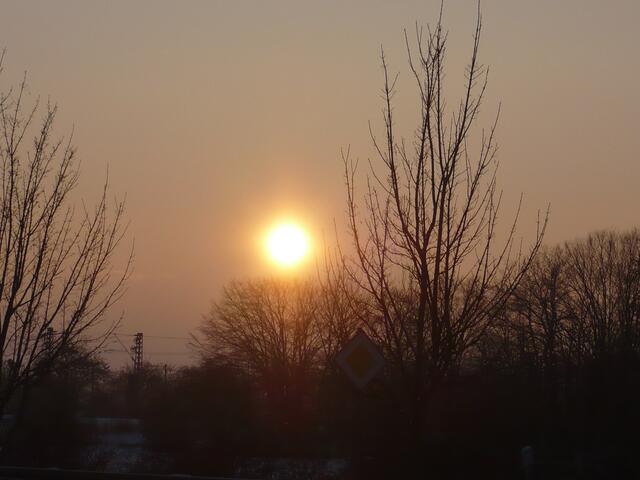 Sonnenuntergang sieht immer schön aus