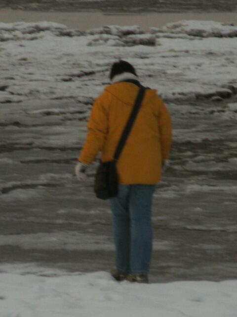 Ebbe - nur Eis und Schnee