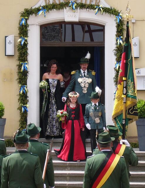 Abholung der Königspaare - Schützenfest 2009