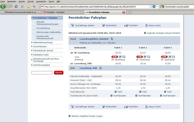 und es fährt doch ein Bus...