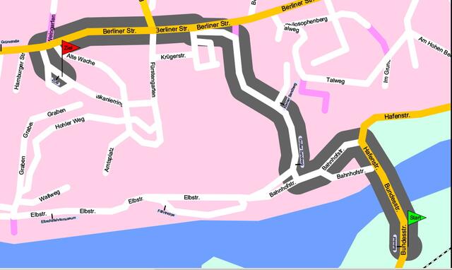 Start und Ziel  - 2004 - alles fest im Blick - wer wohl diesen Weg jemals gegangen ist - auf Anraten der Deutschen Bahn AG?