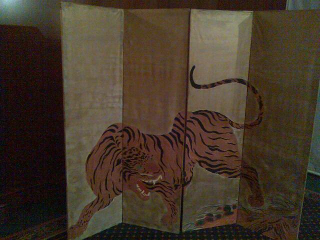 Seidenwand Tiger