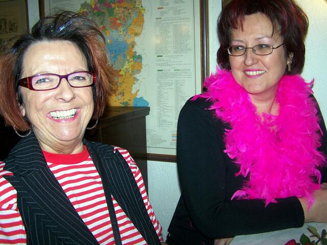 Damenriege beim Diem an Weiberfasnacht