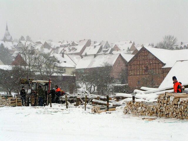 es schneit