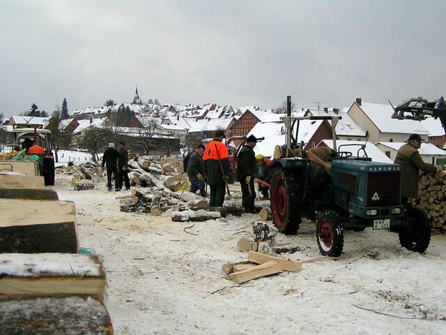 die Arbeit schreitet voran