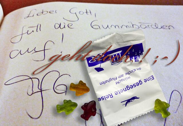 ... waren wohl die Gmmibärchen ausgegangen ....  aber alles wieder o.k.