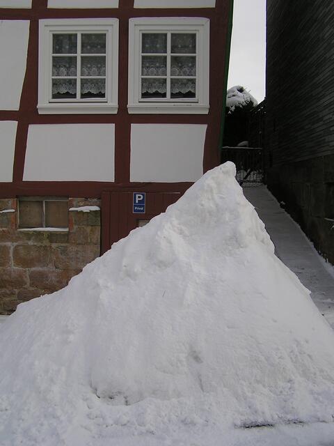 Berge von Weißem...