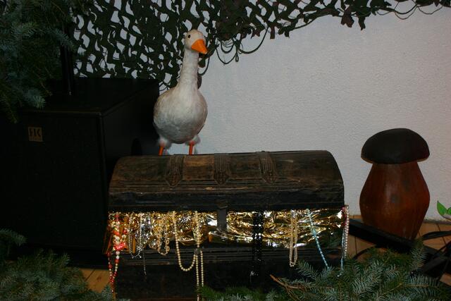 Schatzkiste mit Wächter