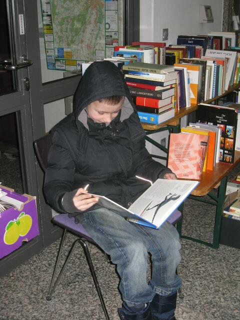 Gleich vor Ort ein Buch lesen