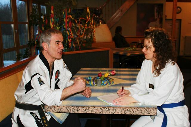 Beim Interview mit Großmeister Kocaman (Ali)